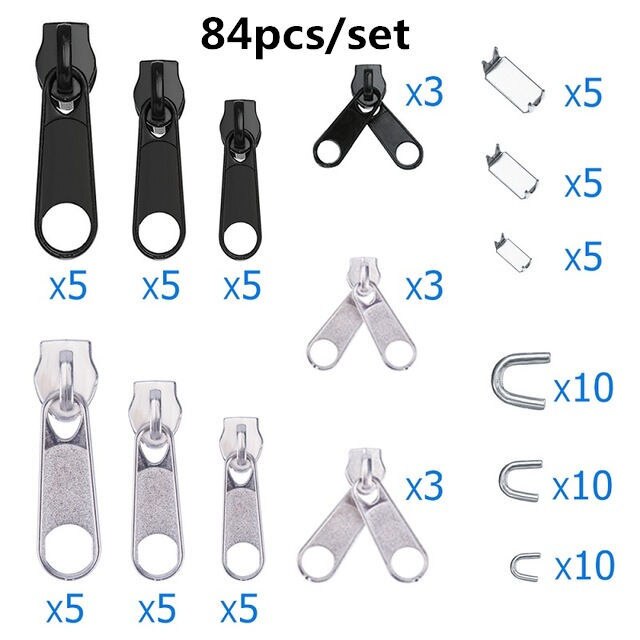 84pcs Zipper Kit