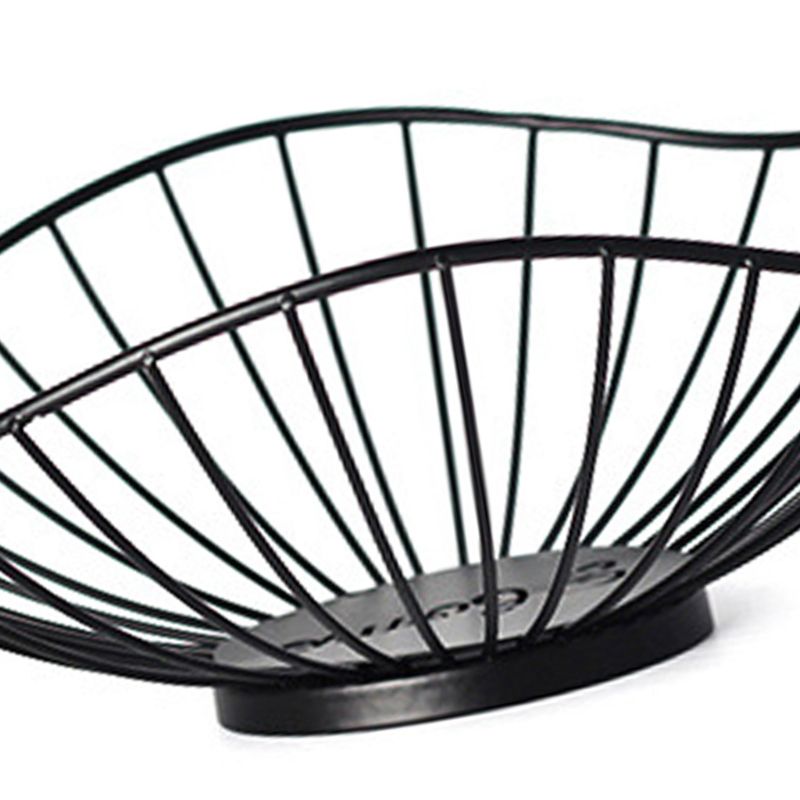 Creative-Iron-Fruit-Bowl-Countertop-Storage-Basket-for-Snacks-Fruit-Vegetables-Dropship-2 Kreatív Vasgyümölcs Tál Pulton Tároló Kosár Snackekhez Gyümölcs Zöldségek Csepphajó - Image 4