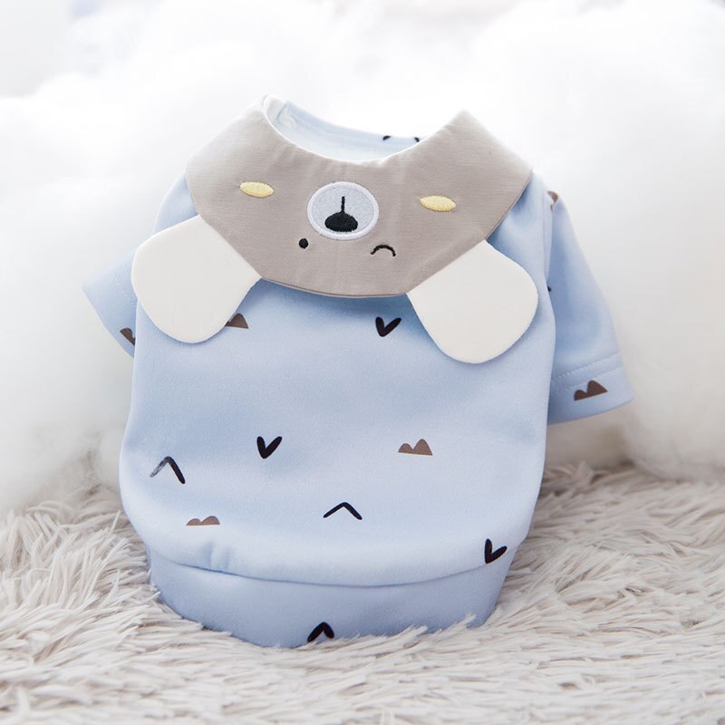 Cute-Print-Small-Dog-Coat-Winter-Warm-Pet-Clothes-for-Chihuahua-Shih-Tzu-Sweatshirt-Puppy-Cat-2 Aranyos Nyomtatás Kis Kutyakabát Téli Meleg Kisállat Ruházat Chihuahua Shih Tzu Pulóver Kiskutya Macska Kutyák Háziállatok - Image 4