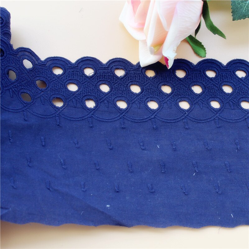 Exquisite-Cotton-Embroidery-Lace-Openwork-Cotton-Cloth-DIY-Clothing-Accessories-Curtains-width-15cm-RS3034-4 Kiváló Pamut Hímzés Csipke Áttört Pamutszövet Diy Ruházati Kiegészítők Függöny Szélessége 15Cm Rs3034 - Image 6