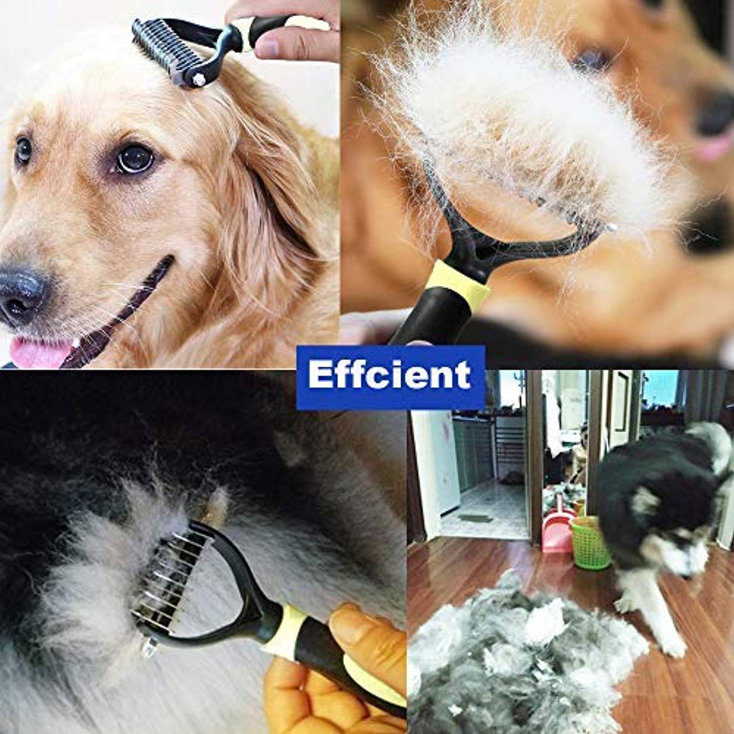 Pet Fur Knot Cutter Cat Szőrtelenítő Comb Kefe Macskák Kis Hosszú Hajú Uszkárok Kétoldalas Kutyakozmetikai Szétválasztó Eszközök - Image 2