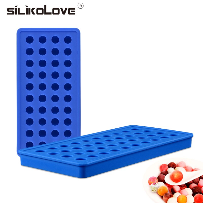 Silikolove Szilikon 40 Üreges Kerek Gömb Formai Díszítő Eszközök Jégcsokoládéhoz Formák Sütemények Díszítéséhez Cukrászati ​​Eszköz - Image 3