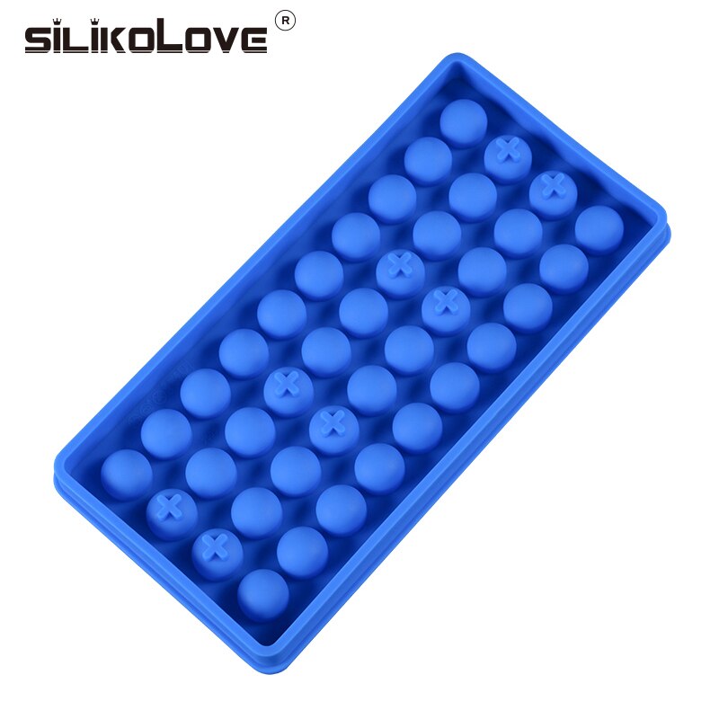 Silikolove Szilikon 40 Üreges Kerek Gömb Formai Díszítő Eszközök Jégcsokoládéhoz Formák Sütemények Díszítéséhez Cukrászati ​​Eszköz - Image 6