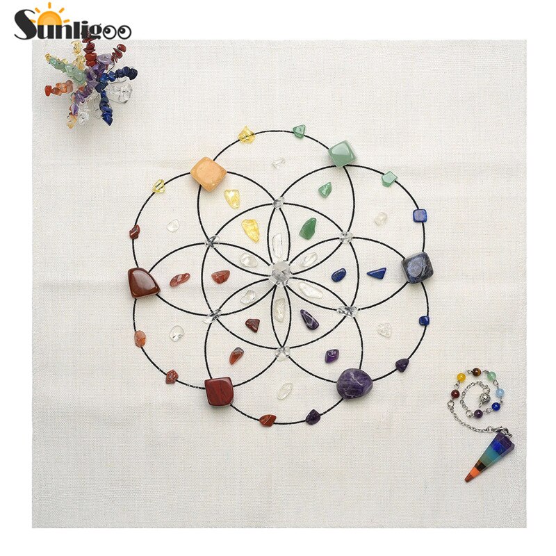 Sunligoo 1X Mini Nyomtatott Életvirág Metatron Kocka - Image 4