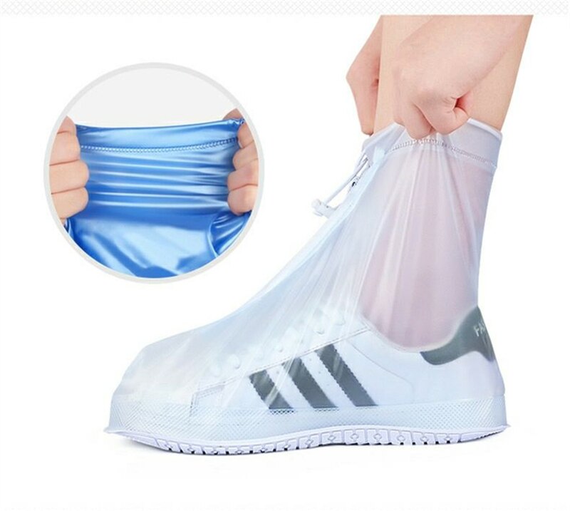 Waterproof-Shoe-Cover-Silicone-Material-Unisex-Shoes-Protectors-Rain-Boots-for-Indoor-Outdoor-Rainy-Days-Dust-3 Vízálló Cipővédő Burkolat Szilikon Anyagú Unisex Cipővédők Esőcsizma Beltéri Kültéri Esős Napokhoz Porálló 2021 E0940 - Image 5