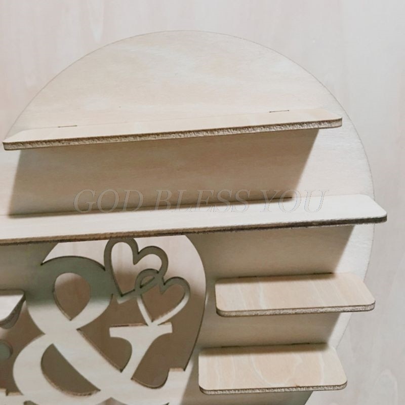 Esküvői Fa Dísztárgyak Mr & Mrs Csokoládé Állvány Kijelző Cukorkák Cupcake Desszertek Tartó Lakberendezés Party Bárok - Image 5