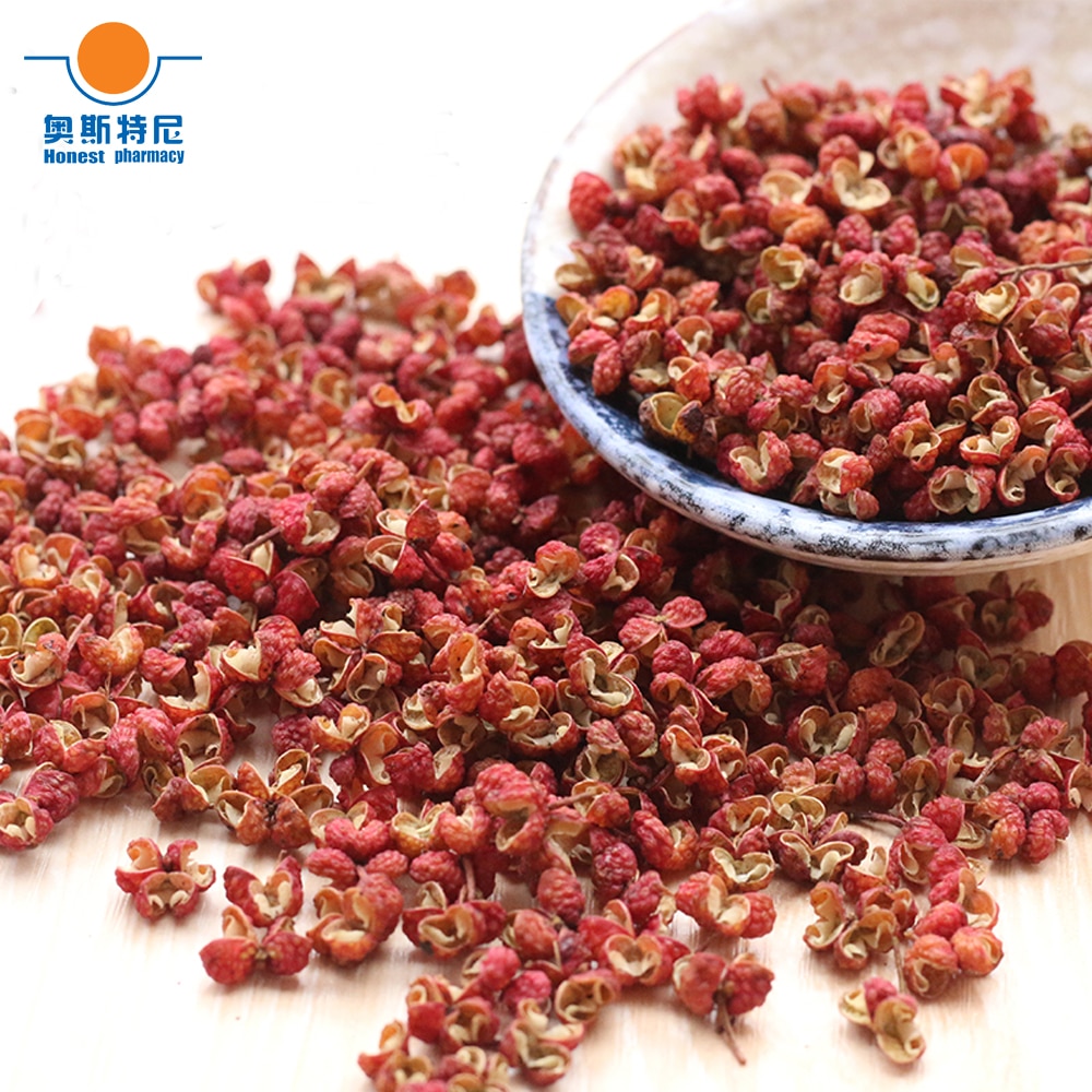 100g-free-shipping-natural-dried-red-huajiao-red-Sichuan-pepper-Chinese-prickly-ash 100G Természetes Szárított Vörös Huajiao Piros Szecsuáni Bors És Kínai Tüskés Hámozó - Image 1
