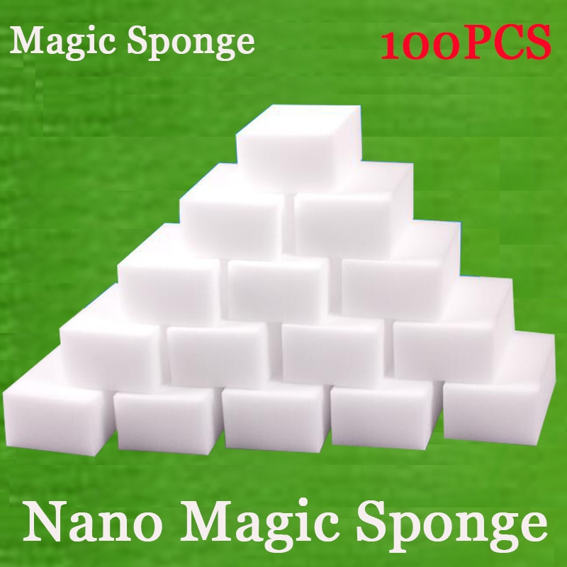 30/50/80 / 100Db Melamin Szivacs Nona Magic Sponge Eraser Tisztító Szivacsok Mosogatáshoz Konyhai Fürdőszoba Eszközök