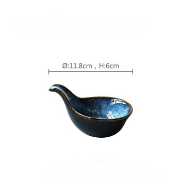 handle sauce dish