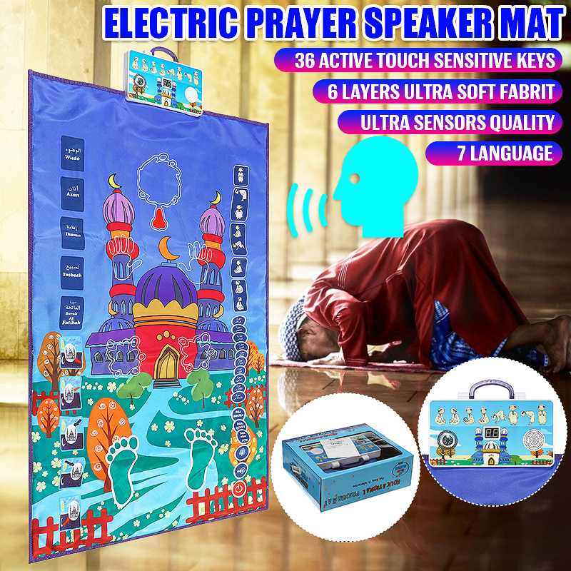 Gyermek Szeletelő És Gép Szőnyeg Tapis De Priere Iszlám Gyerekek Imádkozó Szőnyegek Istentisztelet Salát