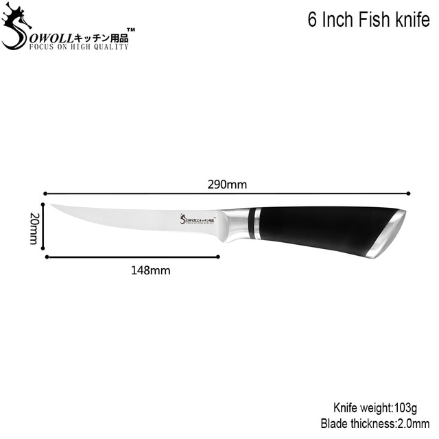 6 fishing knife