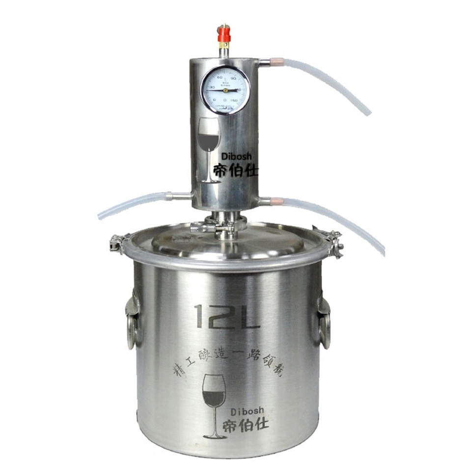 12L-Moonshine-Alcohol-Distiller-Kit-Vodka-Making-Machine-Home-Brew-Distillery-Alcohol Sütőeszközök Csepegtető 12L Moonshine Alkoholtartalmú Készlet - Image 1