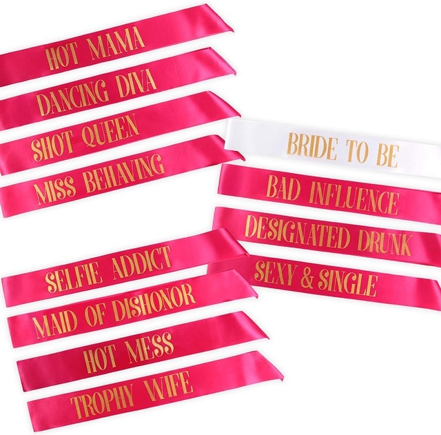 Set of 12 Hotpink