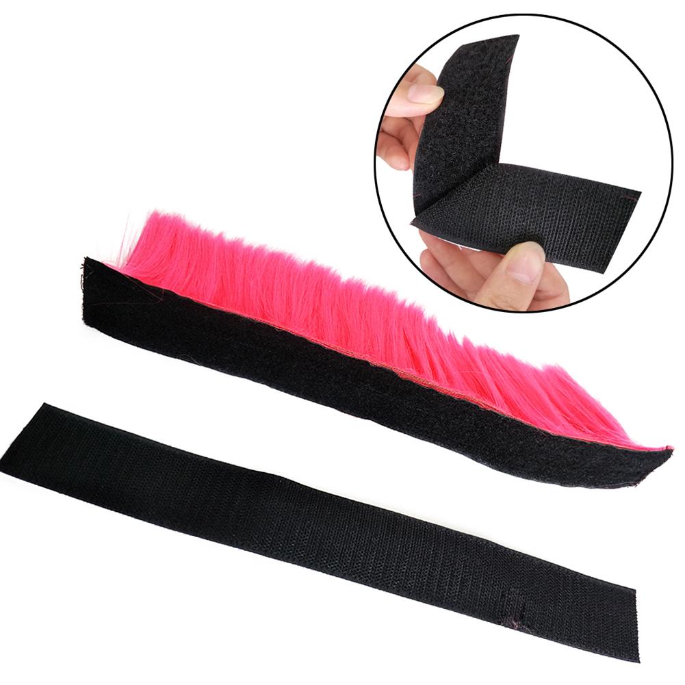 Színes Kakasdomb Dekoráció Fejfedők Halloween Motorkerékpár Sisak Paróka Vegyi Szálas Mohawk Stílus Haj - Image 6