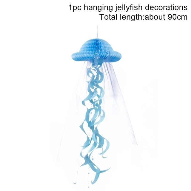 1Pc Blue Jellyfish