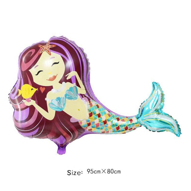 1Pc Purple Mermaid