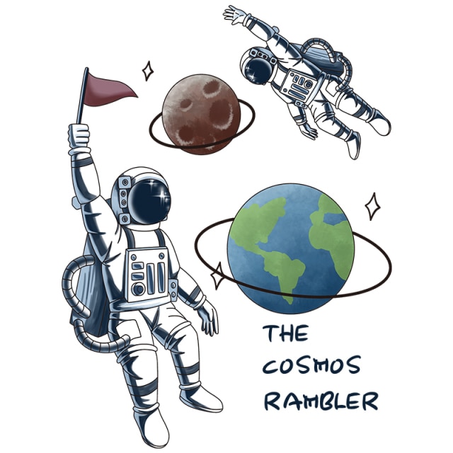 astronaut sticker