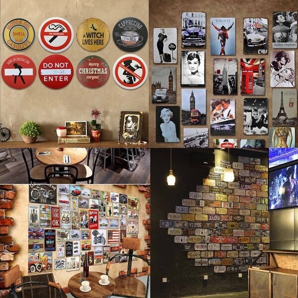 Ferrari Sárga Design Fém Bádogdekor Dekor Kocsma Otthoni Ajtó Vintage Falikép Plakátplakett Konyha 20X30Cm-Es - Image 4