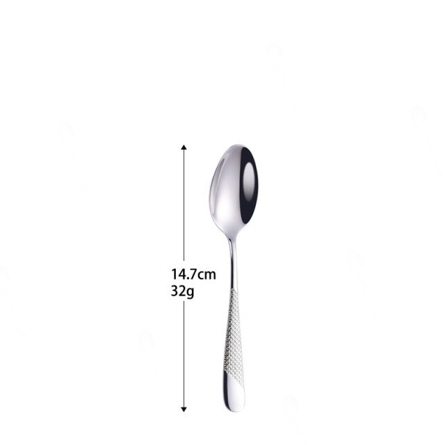 silver tea spoon