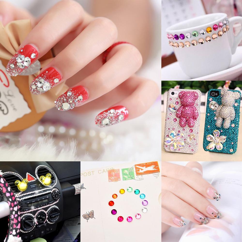 3300-Pieces-Self-Adhesive-Colorful-Rhinestone-Stickers-Assorted-20-Colors-3-Sizes-Ideal-for-DIY-Face-2 3300 Darab Öntapadó Színes Strasszos Matricák - Válogatott 20 Szín 3 Méret Ideális Barkácsoláshoz, Arc-, Kézműves- - Image 4