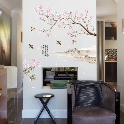 Magpie Peach Blossom