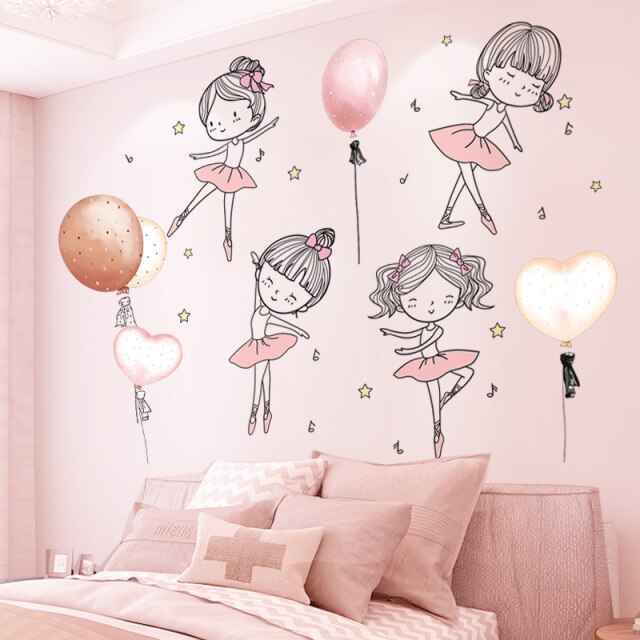 balloons and girl 1