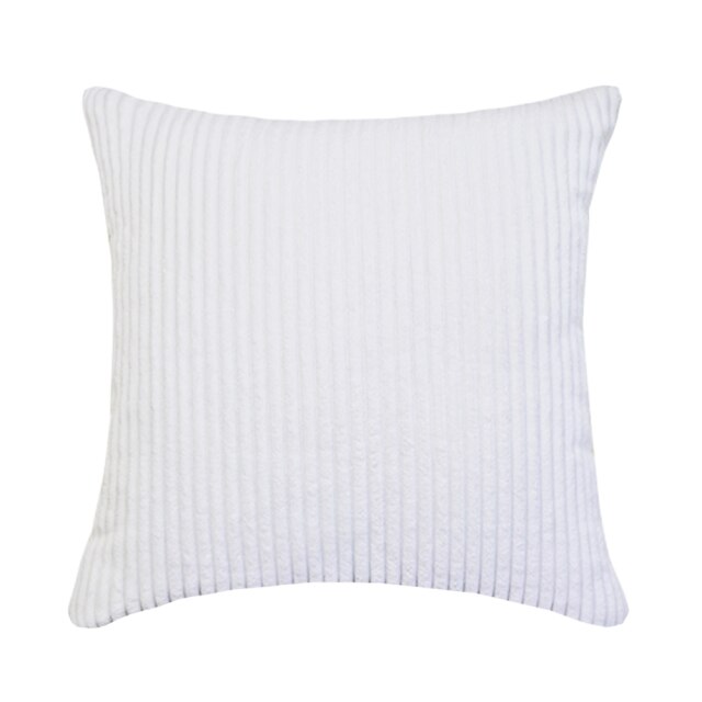 White cushion cover