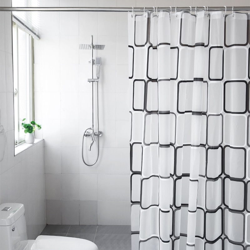 Fürdőszoba Zuhanyfüggöny 3D Vízálló Páratartalom Ellenálló Peva Fürdőfüggöny Környezeti Wc Ajtófüggöny