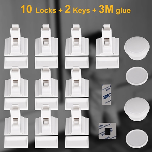 10 Locks 2 keys