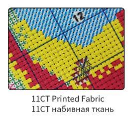 11CT Printed Fabric