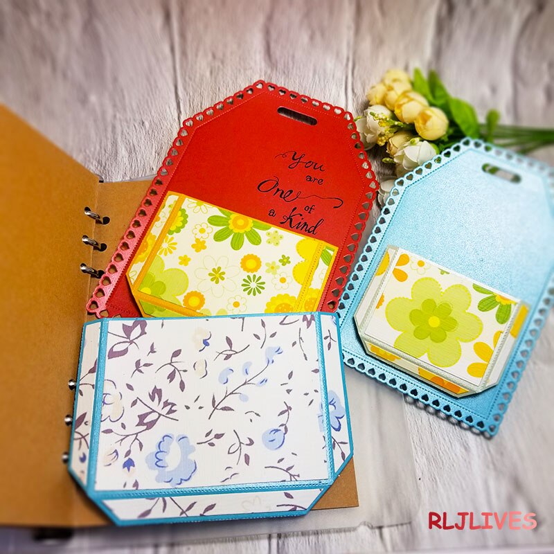 Love-Swap-Tags-with-Pockets-Metal-Cutting-Dies-Stencils-for-DIY-Scrapbooking-photo-album-Decorative-Embossing-1 Szerelem Csere Címkék Zsebbel Fém Vágó Matricák Scrapbooking Fotóalbum Dekoratív Dombornyomású Barkácsolási Papírkártyák - Image 3