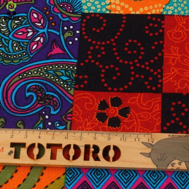 Pamutvászon Nyomtatott Szövet Varrás Nyomtatás Szabálytalan Patchwork Női Ruházat Barkács Kézzel Készített 150 * 50Cm - Image 2