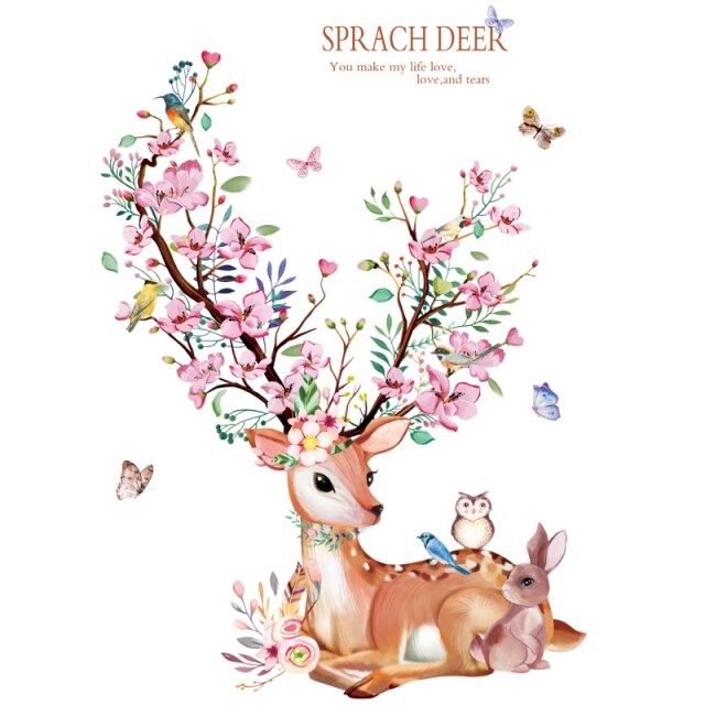 deer sticker 1