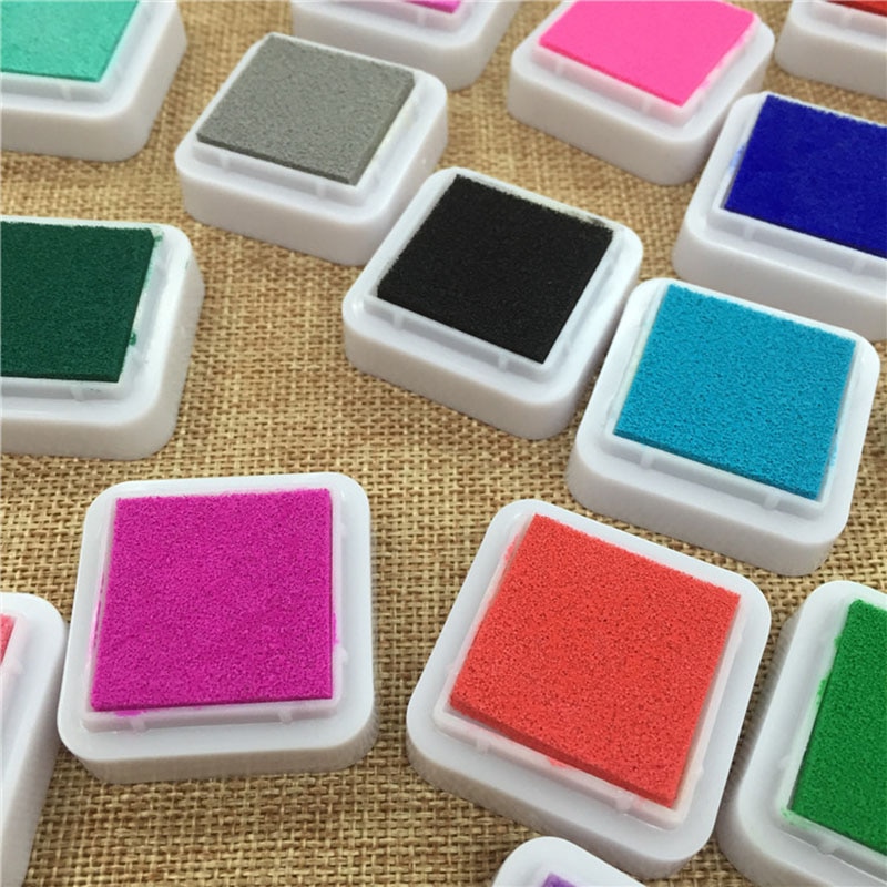 1Set Barkács 24 Szín Kawaii Tintapad Rajzfilm Kézműves Bélyegzők Tintapatron Scrapbooking Dekoráció Koreai Írószer - Image 5