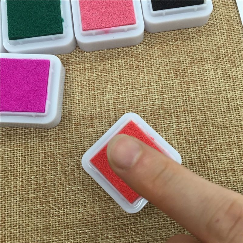 1Set Barkács 24 Szín Kawaii Tintapad Rajzfilm Kézműves Bélyegzők Tintapatron Scrapbooking Dekoráció Koreai Írószer - Image 6