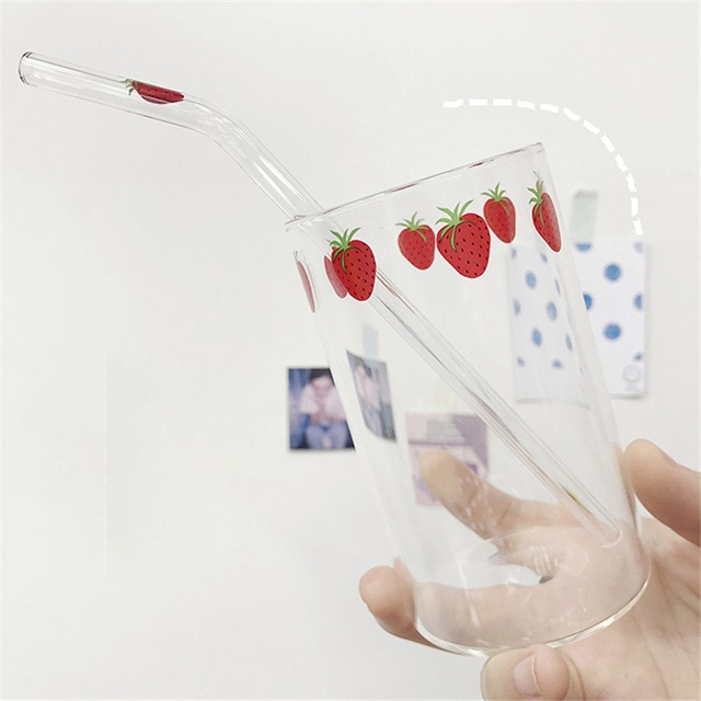 Strawb Curved straw