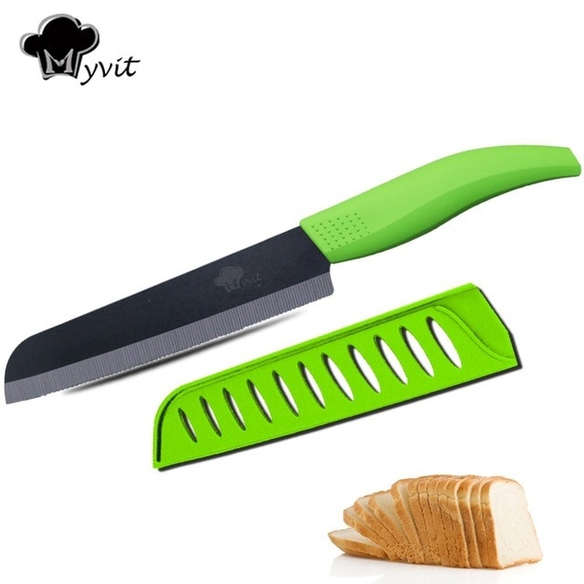 GREEN BREAD KNIFE