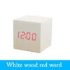 White wood red
