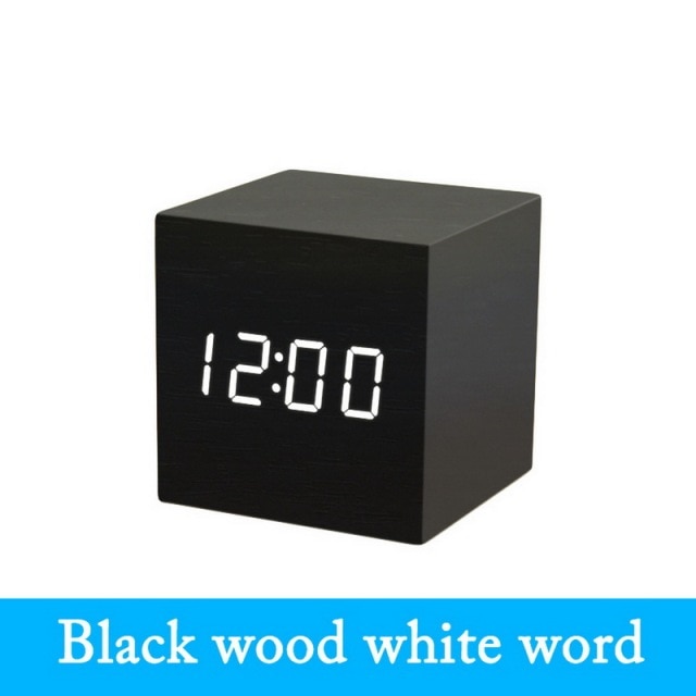 Black Wood white