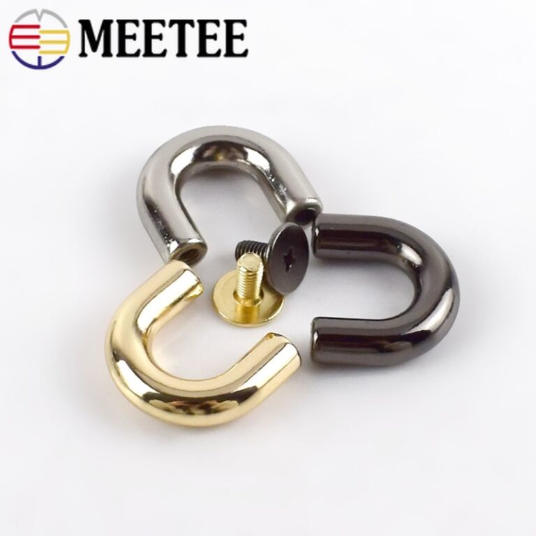 10 / 20Db Fém Csatok Divatos U Gyűrűk Táska Íves Híd Csavaros Csatlakozó Akasztóval Táskákhoz Öv ​​Szíj Diy Bőr Kézműves Ky552 - Image 4
