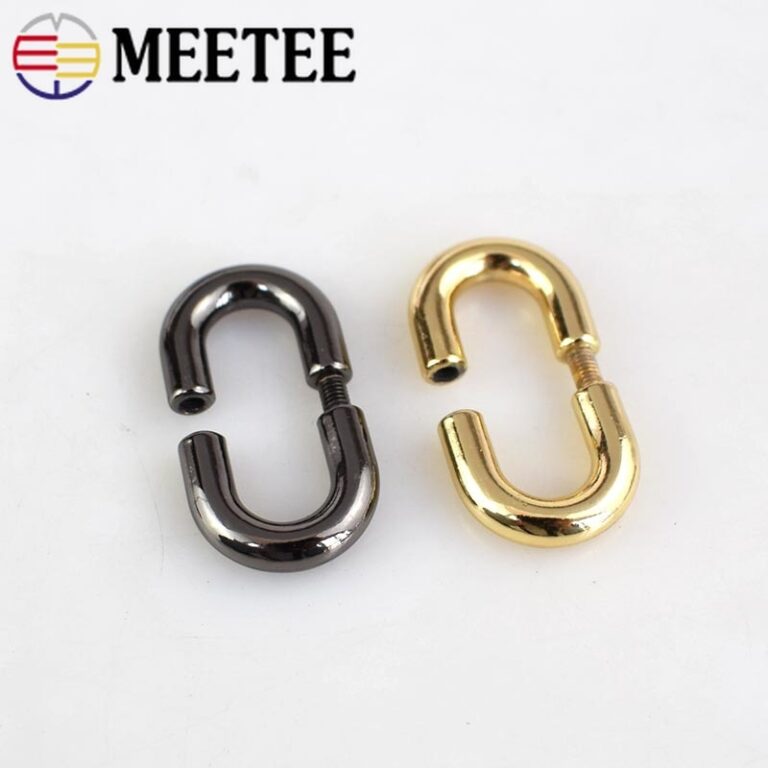 10 / 20Db Fém Csatok Divatos U Gyűrűk Táska Íves Híd Csavaros Csatlakozó Akasztóval Táskákhoz Öv ​​Szíj Diy Bőr Kézműves Ky552 - Image 5