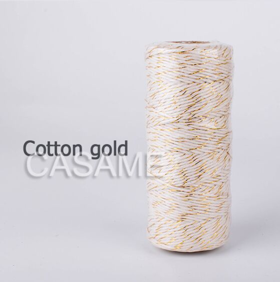 gold with cotton