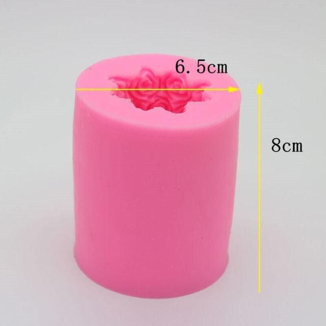 rose candle mold