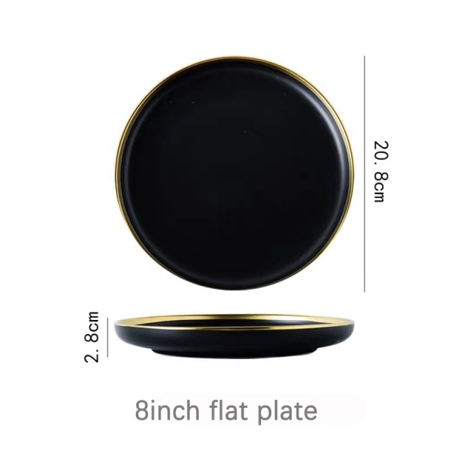 8 inch shallow plate