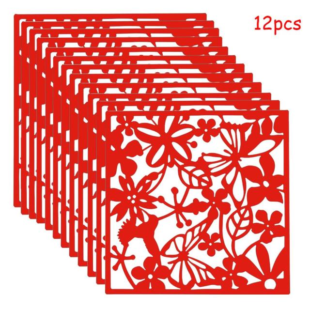 12pcs red