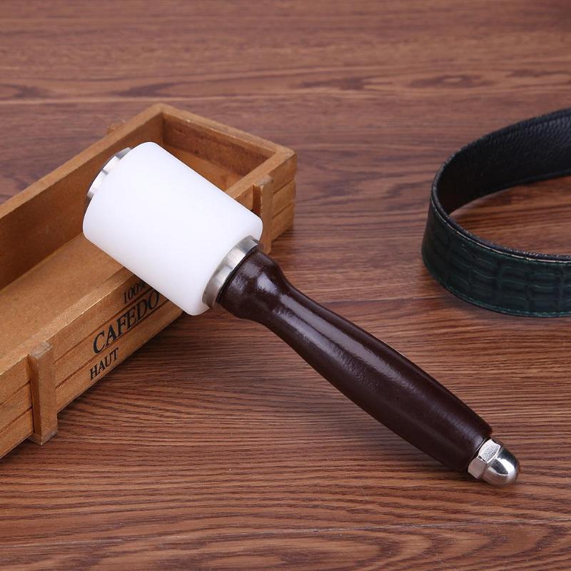 Leather-Carving-Hammer-DIY-Craft-Cowhide-Punch-Cutting-Nylon-HammerLeathercraft-Carving-Tool-with-Wood-Handle-2 Falfestés Moduláris Kék Kép Művészet Fali Dekoráció Bőrfaragó Kalapács Diy Kézműves Marhabőr Lyukasztó Nylon Eszköz Fa Nyéllel - Image 4