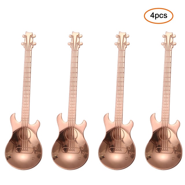 4pcs Rose gold