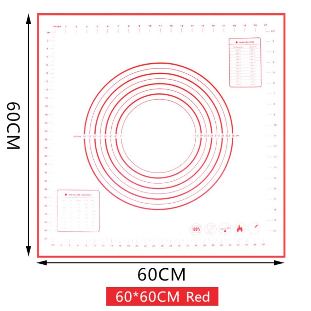 60x60cm Red