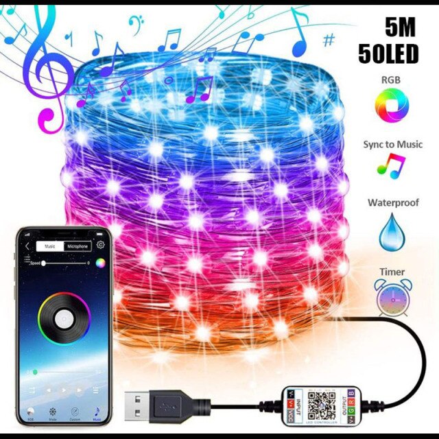 5M 50LED Lights