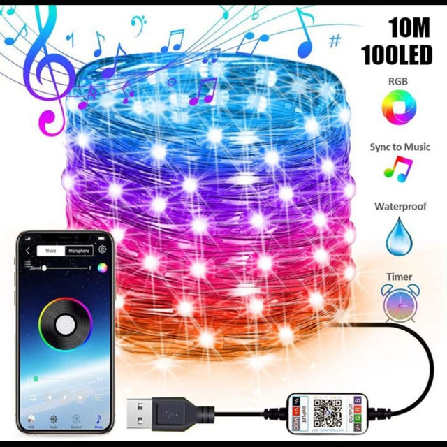 10M 100LED Lights